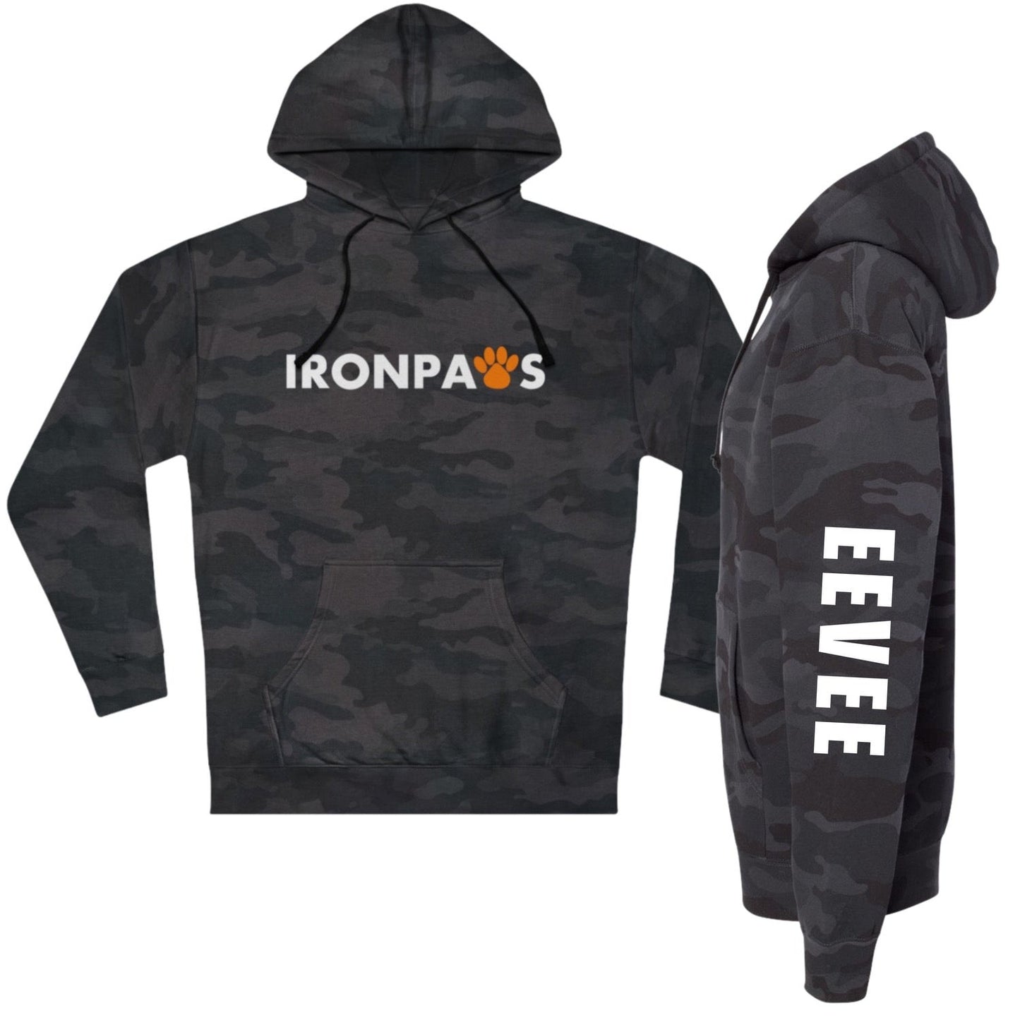 Iron Paws Hoodie - - Camo and Customized