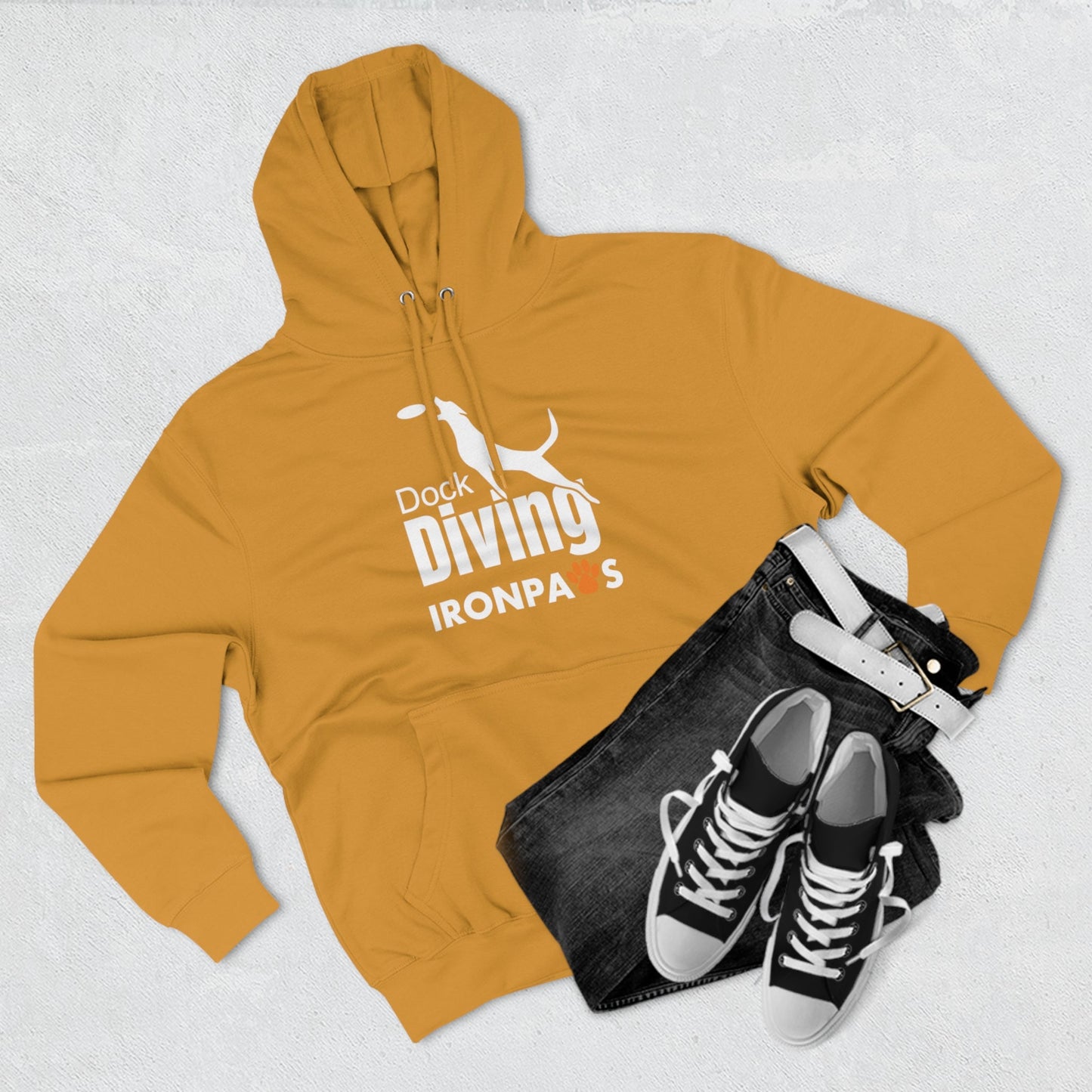 Dock Diving Iron Paws Pullover Hoodie