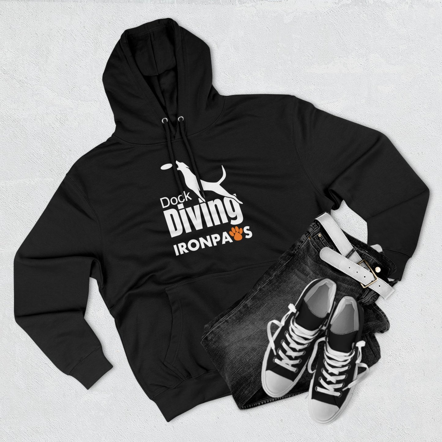 Dock Diving Iron Paws Pullover Hoodie