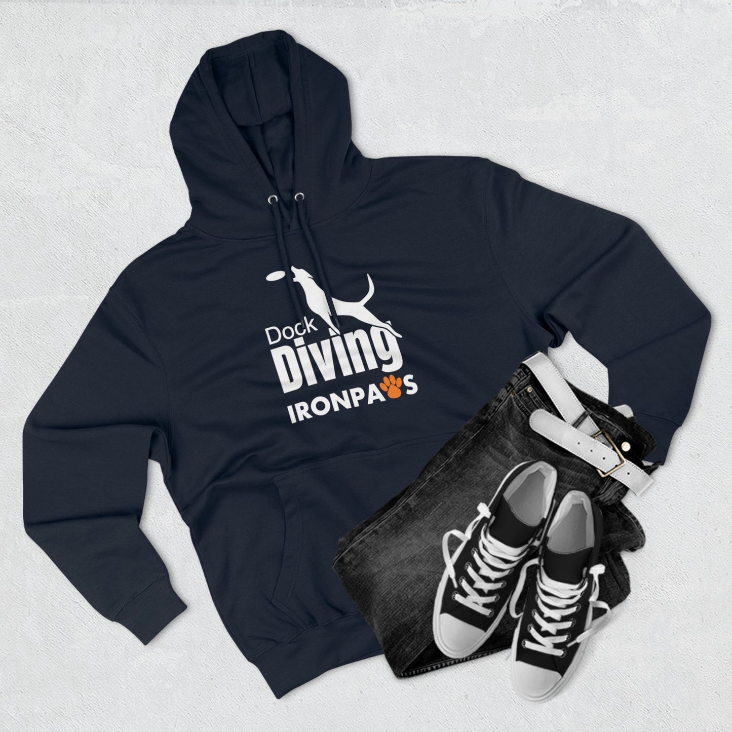 Dock Diving Iron Paws Pullover Hoodie