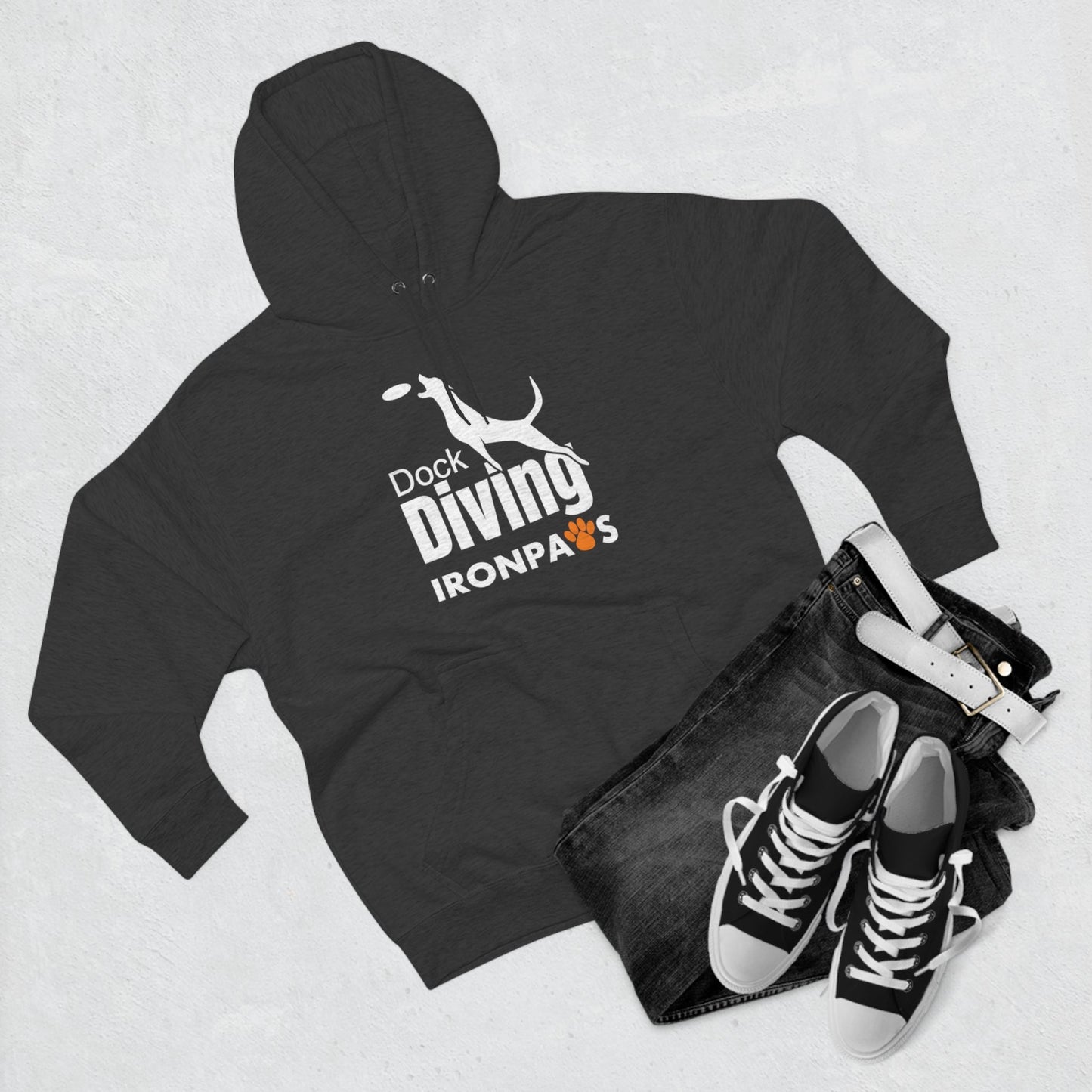 Dock Diving Iron Paws Pullover Hoodie