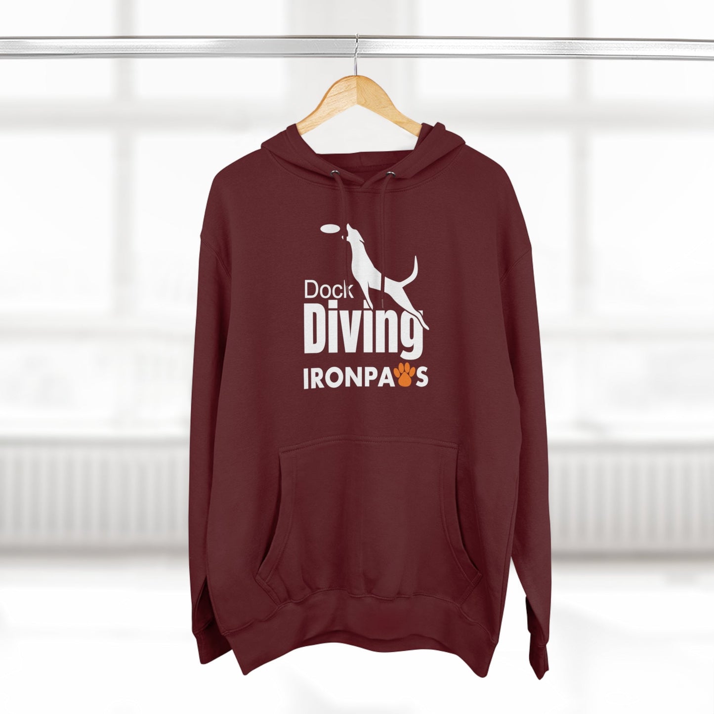 Dock Diving Iron Paws Pullover Hoodie