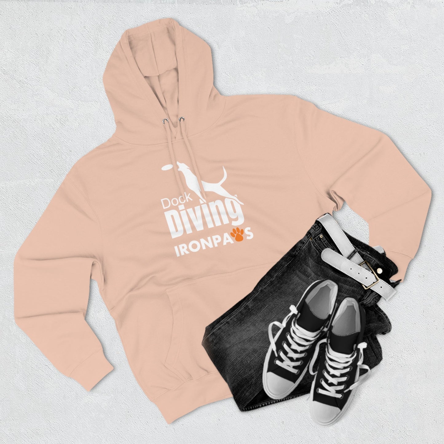 Dock Diving Iron Paws Pullover Hoodie